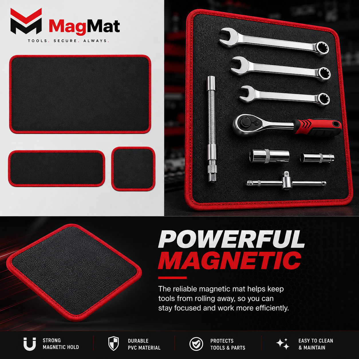 MagMat Magnetic Tool Mat Set